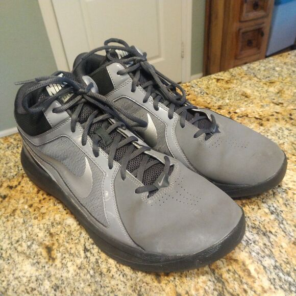 Nike Mens Air Max Overplay VIII Basketball Shoes 643168-003 Gray/Black Sz 11